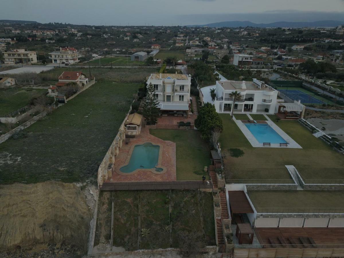 Luxurious Villa By The Sea Posidhonia  Exterior photo